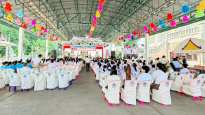 มรภ.เทพสตรี ร่วมกิจกรรมสืบสานศิลปวัฒนธรรมหนังใหญ่วัดสว่างอารมณ์ พร้อมเผยแพร่ผลงานการแสดง พระมงกุฎบุตรรบ