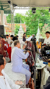 มรภ.เทพสตรี ร่วมกิจกรรมสืบสานศิลปวัฒนธรรมหนังใหญ่วัดสว่างอารมณ์ พร้อมเผยแพร่ผลงานการแสดง พระมงกุฎบุตรรบ