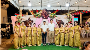 มรภ.เทพสตรี ร่วมกิจกรรมสืบสานศิลปวัฒนธรรมหนังใหญ่วัดสว่างอารมณ์ พร้อมเผยแพร่ผลงานการแสดง พระมงกุฎบุตรรบ
