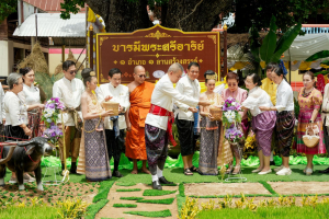 มรภ.เทพสตรี ร่วมพิธีเปิดงาน 1 อำเภอ 1 ลานสร้างสรรค์ จ.ลพบุรี ชูพื้นที่วัดไลย์ ยกระดับวัฒนธรรมลุ่มน้ำบางขาม สู่เศรษฐกิจชุมชน