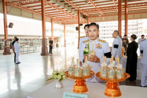 มรภ.เทพสตรี ร่วมพิธีทำบุญตักบาตรและพิธีบำเพ็ญกุศล อุทิศถวายเป็นพระกุศลแด่ สมเด็จพระเจ้าลูกเธอ เจ้าฟ้าพัชรกิติยาภาฯ ในวาระครบ 50 วัน (ปัญญาสมวาร)