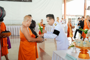 มรภ.เทพสตรี ร่วมพิธีทำบุญตักบาตรและพิธีบำเพ็ญกุศล อุทิศถวายเป็นพระกุศลแด่ สมเด็จพระเจ้าลูกเธอ เจ้าฟ้าพัชรกิติยาภาฯ ในวาระครบ 50 วัน (ปัญญาสมวาร)