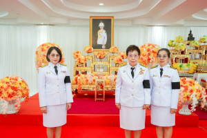 มรภ.เทพสตรี ร่วมพิธีทำบุญตักบาตรและพิธีบำเพ็ญกุศล อุทิศถวายเป็นพระกุศลแด่ สมเด็จพระเจ้าลูกเธอ เจ้าฟ้าพัชรกิติยาภาฯ ในวาระครบ 50 วัน (ปัญญาสมวาร)