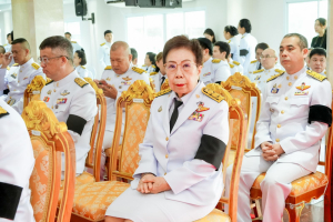 มรภ.เทพสตรี ร่วมพิธีทำบุญตักบาตรและพิธีบำเพ็ญกุศล อุทิศถวายเป็นพระกุศลแด่ สมเด็จพระเจ้าลูกเธอ เจ้าฟ้าพัชรกิติยาภาฯ ในวาระครบ 50 วัน (ปัญญาสมวาร)