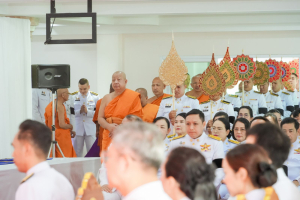 มรภ.เทพสตรี ร่วมพิธีทำบุญตักบาตรและพิธีบำเพ็ญกุศล อุทิศถวายเป็นพระกุศลแด่ สมเด็จพระเจ้าลูกเธอ เจ้าฟ้าพัชรกิติยาภาฯ ในวาระครบ 50 วัน (ปัญญาสมวาร)