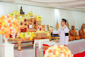 มรภ.เทพสตรี ร่วมพิธีทำบุญตักบาตรและพิธีบำเพ็ญกุศล อุทิศถวายเป็นพระกุศลแด่ สมเด็จพระเจ้าลูกเธอ เจ้าฟ้าพัชรกิติยาภาฯ ในวาระครบ 50 วัน (ปัญญาสมวาร)