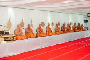มรภ.เทพสตรี ร่วมพิธีทำบุญตักบาตรและพิธีบำเพ็ญกุศล อุทิศถวายเป็นพระกุศลแด่ สมเด็จพระเจ้าลูกเธอ เจ้าฟ้าพัชรกิติยาภาฯ ในวาระครบ 50 วัน (ปัญญาสมวาร)