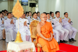 มรภ.เทพสตรี ร่วมพิธีทำบุญตักบาตรและพิธีบำเพ็ญกุศล อุทิศถวายเป็นพระกุศลแด่ สมเด็จพระเจ้าลูกเธอ เจ้าฟ้าพัชรกิติยาภาฯ ในวาระครบ 50 วัน (ปัญญาสมวาร)
