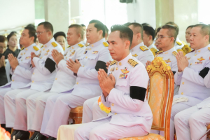 มรภ.เทพสตรี ร่วมพิธีทำบุญตักบาตรและพิธีบำเพ็ญกุศล อุทิศถวายเป็นพระกุศลแด่ สมเด็จพระเจ้าลูกเธอ เจ้าฟ้าพัชรกิติยาภาฯ ในวาระครบ 50 วัน (ปัญญาสมวาร)