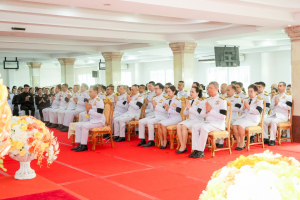 มรภ.เทพสตรี ร่วมพิธีทำบุญตักบาตรและพิธีบำเพ็ญกุศล อุทิศถวายเป็นพระกุศลแด่ สมเด็จพระเจ้าลูกเธอ เจ้าฟ้าพัชรกิติยาภาฯ ในวาระครบ 50 วัน (ปัญญาสมวาร)