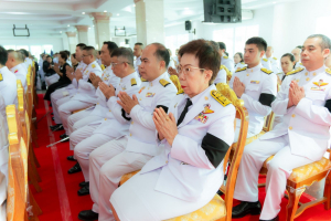 มรภ.เทพสตรี ร่วมพิธีทำบุญตักบาตรและพิธีบำเพ็ญกุศล อุทิศถวายเป็นพระกุศลแด่ สมเด็จพระเจ้าลูกเธอ เจ้าฟ้าพัชรกิติยาภาฯ ในวาระครบ 50 วัน (ปัญญาสมวาร)