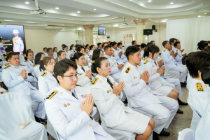 มรภ.เทพสตรี ร่วมพิธีทำบุญตักบาตรและพิธีบำเพ็ญกุศล อุทิศถวายเป็นพระกุศลแด่ สมเด็จพระเจ้าลูกเธอ เจ้าฟ้าพัชรกิติยาภาฯ ในวาระครบ 50 วัน (ปัญญาสมวาร)