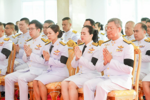 มรภ.เทพสตรี ร่วมพิธีทำบุญตักบาตรและพิธีบำเพ็ญกุศล อุทิศถวายเป็นพระกุศลแด่ สมเด็จพระเจ้าลูกเธอ เจ้าฟ้าพัชรกิติยาภาฯ ในวาระครบ 50 วัน (ปัญญาสมวาร)