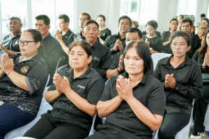 มรภ.เทพสตรี ร่วมพิธีทำบุญตักบาตรและพิธีบำเพ็ญกุศล อุทิศถวายเป็นพระกุศลแด่ สมเด็จพระเจ้าลูกเธอ เจ้าฟ้าพัชรกิติยาภาฯ ในวาระครบ 50 วัน (ปัญญาสมวาร)
