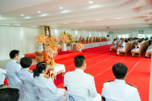 มรภ.เทพสตรี ร่วมพิธีทำบุญตักบาตรและพิธีบำเพ็ญกุศล อุทิศถวายเป็นพระกุศลแด่ สมเด็จพระเจ้าลูกเธอ เจ้าฟ้าพัชรกิติยาภาฯ ในวาระครบ 50 วัน (ปัญญาสมวาร)
