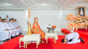 มรภ.เทพสตรี ร่วมพิธีทำบุญตักบาตรและพิธีบำเพ็ญกุศล อุทิศถวายเป็นพระกุศลแด่ สมเด็จพระเจ้าลูกเธอ เจ้าฟ้าพัชรกิติยาภาฯ ในวาระครบ 50 วัน (ปัญญาสมวาร)
