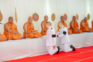 มรภ.เทพสตรี ร่วมพิธีทำบุญตักบาตรและพิธีบำเพ็ญกุศล อุทิศถวายเป็นพระกุศลแด่ สมเด็จพระเจ้าลูกเธอ เจ้าฟ้าพัชรกิติยาภาฯ ในวาระครบ 50 วัน (ปัญญาสมวาร)