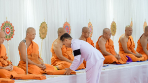 มรภ.เทพสตรี ร่วมพิธีทำบุญตักบาตรและพิธีบำเพ็ญกุศล อุทิศถวายเป็นพระกุศลแด่ สมเด็จพระเจ้าลูกเธอ เจ้าฟ้าพัชรกิติยาภาฯ ในวาระครบ 50 วัน (ปัญญาสมวาร)