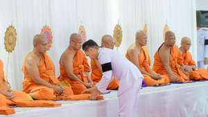 มรภ.เทพสตรี ร่วมพิธีทำบุญตักบาตรและพิธีบำเพ็ญกุศล อุทิศถวายเป็นพระกุศลแด่ สมเด็จพระเจ้าลูกเธอ เจ้าฟ้าพัชรกิติยาภาฯ ในวาระครบ 50 วัน (ปัญญาสมวาร)
