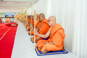 มรภ.เทพสตรี ร่วมพิธีทำบุญตักบาตรและพิธีบำเพ็ญกุศล อุทิศถวายเป็นพระกุศลแด่ สมเด็จพระเจ้าลูกเธอ เจ้าฟ้าพัชรกิติยาภาฯ ในวาระครบ 50 วัน (ปัญญาสมวาร)