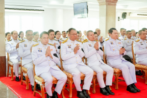 มรภ.เทพสตรี ร่วมพิธีทำบุญตักบาตรและพิธีบำเพ็ญกุศล อุทิศถวายเป็นพระกุศลแด่ สมเด็จพระเจ้าลูกเธอ เจ้าฟ้าพัชรกิติยาภาฯ ในวาระครบ 50 วัน (ปัญญาสมวาร)