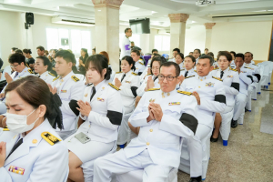 มรภ.เทพสตรี ร่วมพิธีทำบุญตักบาตรและพิธีบำเพ็ญกุศล อุทิศถวายเป็นพระกุศลแด่ สมเด็จพระเจ้าลูกเธอ เจ้าฟ้าพัชรกิติยาภาฯ ในวาระครบ 50 วัน (ปัญญาสมวาร)