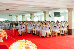 มรภ.เทพสตรี ร่วมพิธีทำบุญตักบาตรและพิธีบำเพ็ญกุศล อุทิศถวายเป็นพระกุศลแด่ สมเด็จพระเจ้าลูกเธอ เจ้าฟ้าพัชรกิติยาภาฯ ในวาระครบ 50 วัน (ปัญญาสมวาร)
