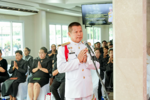 มรภ.เทพสตรี ร่วมพิธีทำบุญตักบาตรและพิธีบำเพ็ญกุศล อุทิศถวายเป็นพระกุศลแด่ สมเด็จพระเจ้าลูกเธอ เจ้าฟ้าพัชรกิติยาภาฯ ในวาระครบ 50 วัน (ปัญญาสมวาร)