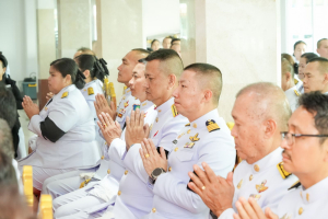 มรภ.เทพสตรี ร่วมพิธีทำบุญตักบาตรและพิธีบำเพ็ญกุศล อุทิศถวายเป็นพระกุศลแด่ สมเด็จพระเจ้าลูกเธอ เจ้าฟ้าพัชรกิติยาภาฯ ในวาระครบ 50 วัน (ปัญญาสมวาร)