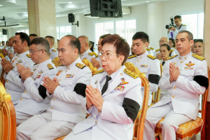 มรภ.เทพสตรี ร่วมพิธีทำบุญตักบาตรและพิธีบำเพ็ญกุศล อุทิศถวายเป็นพระกุศลแด่ สมเด็จพระเจ้าลูกเธอ เจ้าฟ้าพัชรกิติยาภาฯ ในวาระครบ 50 วัน (ปัญญาสมวาร)