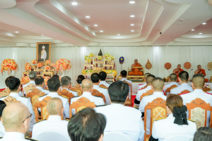 มรภ.เทพสตรี ร่วมพิธีทำบุญตักบาตรและพิธีบำเพ็ญกุศล อุทิศถวายเป็นพระกุศลแด่ สมเด็จพระเจ้าลูกเธอ เจ้าฟ้าพัชรกิติยาภาฯ ในวาระครบ 50 วัน (ปัญญาสมวาร)