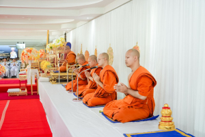มรภ.เทพสตรี ร่วมพิธีทำบุญตักบาตรและพิธีบำเพ็ญกุศล อุทิศถวายเป็นพระกุศลแด่ สมเด็จพระเจ้าลูกเธอ เจ้าฟ้าพัชรกิติยาภาฯ ในวาระครบ 50 วัน (ปัญญาสมวาร)