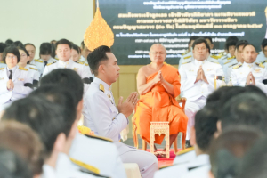 มรภ.เทพสตรี ร่วมพิธีทำบุญตักบาตรและพิธีบำเพ็ญกุศล อุทิศถวายเป็นพระกุศลแด่ สมเด็จพระเจ้าลูกเธอ เจ้าฟ้าพัชรกิติยาภาฯ ในวาระครบ 50 วัน (ปัญญาสมวาร)