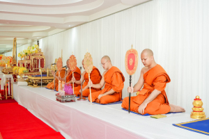 มรภ.เทพสตรี ร่วมพิธีทำบุญตักบาตรและพิธีบำเพ็ญกุศล อุทิศถวายเป็นพระกุศลแด่ สมเด็จพระเจ้าลูกเธอ เจ้าฟ้าพัชรกิติยาภาฯ ในวาระครบ 50 วัน (ปัญญาสมวาร)