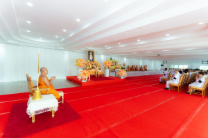 มรภ.เทพสตรี ร่วมพิธีทำบุญตักบาตรและพิธีบำเพ็ญกุศล อุทิศถวายเป็นพระกุศลแด่ สมเด็จพระเจ้าลูกเธอ เจ้าฟ้าพัชรกิติยาภาฯ ในวาระครบ 50 วัน (ปัญญาสมวาร)