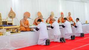 มรภ.เทพสตรี ร่วมพิธีทำบุญตักบาตรและพิธีบำเพ็ญกุศล อุทิศถวายเป็นพระกุศลแด่ สมเด็จพระเจ้าลูกเธอ เจ้าฟ้าพัชรกิติยาภาฯ ในวาระครบ 50 วัน (ปัญญาสมวาร)