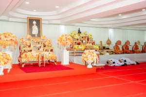 มรภ.เทพสตรี ร่วมพิธีทำบุญตักบาตรและพิธีบำเพ็ญกุศล อุทิศถวายเป็นพระกุศลแด่ สมเด็จพระเจ้าลูกเธอ เจ้าฟ้าพัชรกิติยาภาฯ ในวาระครบ 50 วัน (ปัญญาสมวาร)