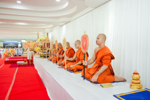 มรภ.เทพสตรี ร่วมพิธีทำบุญตักบาตรและพิธีบำเพ็ญกุศล อุทิศถวายเป็นพระกุศลแด่ สมเด็จพระเจ้าลูกเธอ เจ้าฟ้าพัชรกิติยาภาฯ ในวาระครบ 50 วัน (ปัญญาสมวาร)