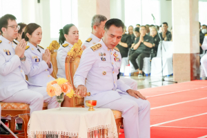 มรภ.เทพสตรี ร่วมพิธีทำบุญตักบาตรและพิธีบำเพ็ญกุศล อุทิศถวายเป็นพระกุศลแด่ สมเด็จพระเจ้าลูกเธอ เจ้าฟ้าพัชรกิติยาภาฯ ในวาระครบ 50 วัน (ปัญญาสมวาร)
