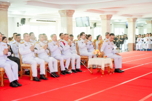มรภ.เทพสตรี ร่วมพิธีทำบุญตักบาตรและพิธีบำเพ็ญกุศล อุทิศถวายเป็นพระกุศลแด่ สมเด็จพระเจ้าลูกเธอ เจ้าฟ้าพัชรกิติยาภาฯ ในวาระครบ 50 วัน (ปัญญาสมวาร)