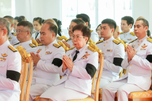 มรภ.เทพสตรี ร่วมพิธีทำบุญตักบาตรและพิธีบำเพ็ญกุศล อุทิศถวายเป็นพระกุศลแด่ สมเด็จพระเจ้าลูกเธอ เจ้าฟ้าพัชรกิติยาภาฯ ในวาระครบ 50 วัน (ปัญญาสมวาร)