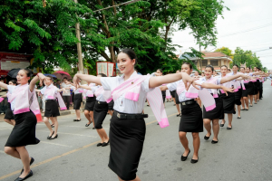 มรภ.เทพสตรี โดย คณะมนุษยศาสตร์ฯ ร่วมกับภาคีเครือข่าย จัดโครงการศิลปวัฒนธรรมสร้างสรรค์ ฟื้นฟู ประเพณีตักบาตรดอกไม้ วัดมณีชลขัณฑ์