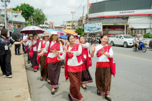 มรภ.เทพสตรี โดย คณะมนุษยศาสตร์ฯ ร่วมกับภาคีเครือข่าย จัดโครงการศิลปวัฒนธรรมสร้างสรรค์ ฟื้นฟู ประเพณีตักบาตรดอกไม้ วัดมณีชลขัณฑ์
