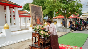 มรภ.เทพสตรี โดย คณะมนุษยศาสตร์ฯ ร่วมกับภาคีเครือข่าย จัดโครงการศิลปวัฒนธรรมสร้างสรรค์ ฟื้นฟู ประเพณีตักบาตรดอกไม้ วัดมณีชลขัณฑ์