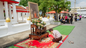 มรภ.เทพสตรี โดย คณะมนุษยศาสตร์ฯ ร่วมกับภาคีเครือข่าย จัดโครงการศิลปวัฒนธรรมสร้างสรรค์ ฟื้นฟู ประเพณีตักบาตรดอกไม้ วัดมณีชลขัณฑ์