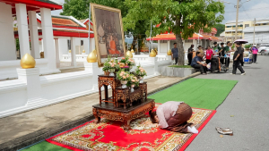 มรภ.เทพสตรี โดย คณะมนุษยศาสตร์ฯ ร่วมกับภาคีเครือข่าย จัดโครงการศิลปวัฒนธรรมสร้างสรรค์ ฟื้นฟู ประเพณีตักบาตรดอกไม้ วัดมณีชลขัณฑ์