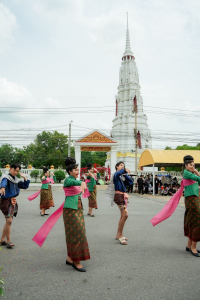 มรภ.เทพสตรี โดย คณะมนุษยศาสตร์ฯ ร่วมกับภาคีเครือข่าย จัดโครงการศิลปวัฒนธรรมสร้างสรรค์ ฟื้นฟู ประเพณีตักบาตรดอกไม้ วัดมณีชลขัณฑ์