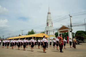 มรภ.เทพสตรี โดย คณะมนุษยศาสตร์ฯ ร่วมกับภาคีเครือข่าย จัดโครงการศิลปวัฒนธรรมสร้างสรรค์ ฟื้นฟู ประเพณีตักบาตรดอกไม้ วัดมณีชลขัณฑ์