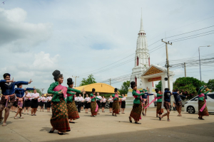 มรภ.เทพสตรี โดย คณะมนุษยศาสตร์ฯ ร่วมกับภาคีเครือข่าย จัดโครงการศิลปวัฒนธรรมสร้างสรรค์ ฟื้นฟู ประเพณีตักบาตรดอกไม้ วัดมณีชลขัณฑ์