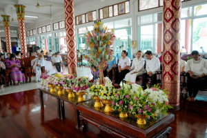 มรภ.เทพสตรี โดย คณะมนุษยศาสตร์ฯ ร่วมกับภาคีเครือข่าย จัดโครงการศิลปวัฒนธรรมสร้างสรรค์ ฟื้นฟู ประเพณีตักบาตรดอกไม้ วัดมณีชลขัณฑ์